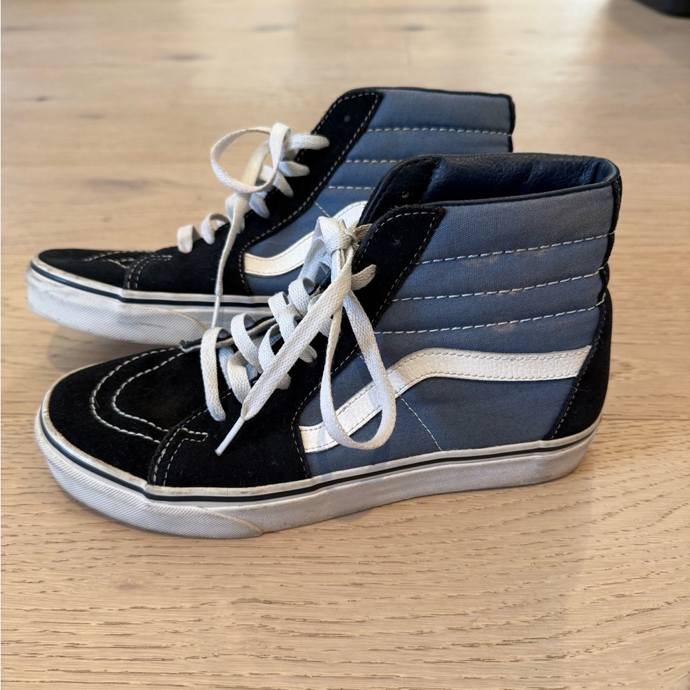 Vans High-Top Sneakers - Black and Blue